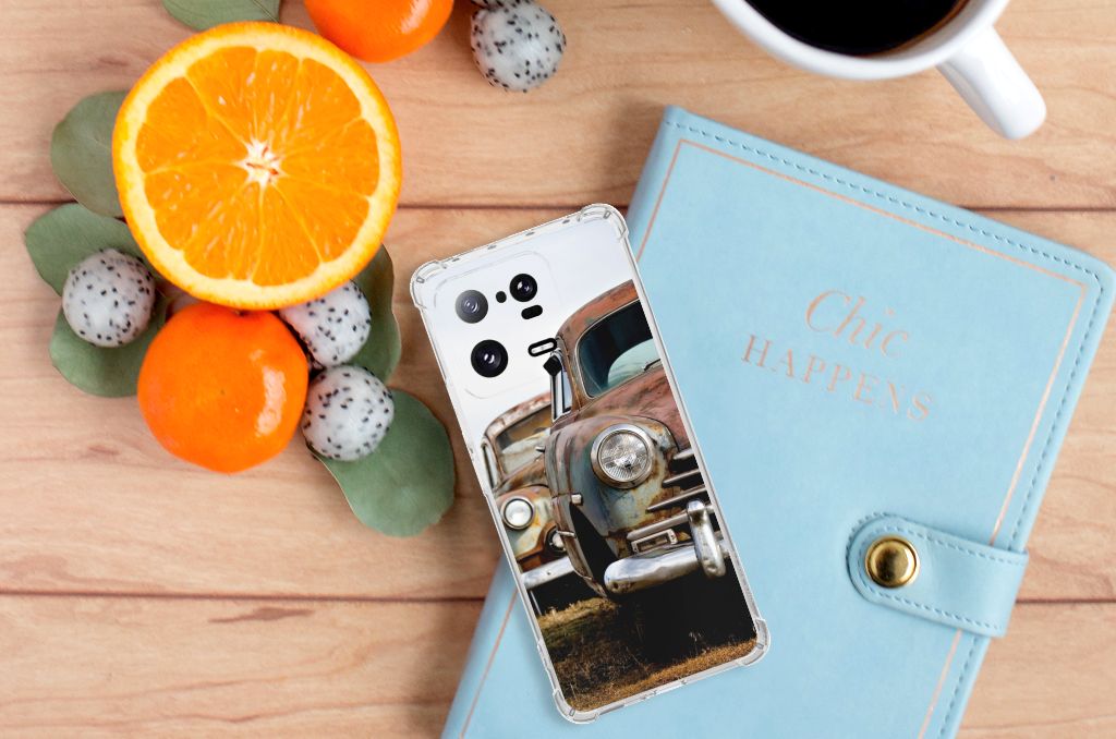 Xiaomi 13 Pro Anti-shock Hoesje met foto Vintage Auto B2C Telecom