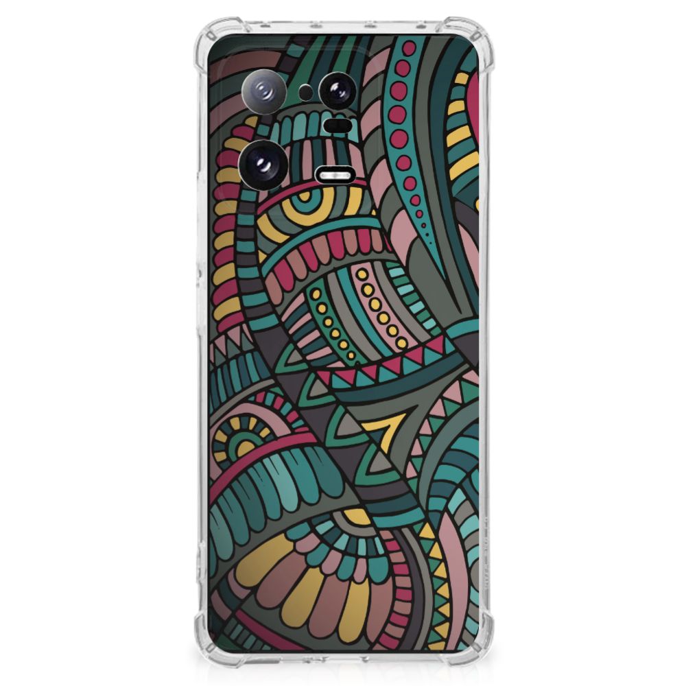 Xiaomi 13 Pro Doorzichtige Silicone Hoesje Aztec B2C Telecom