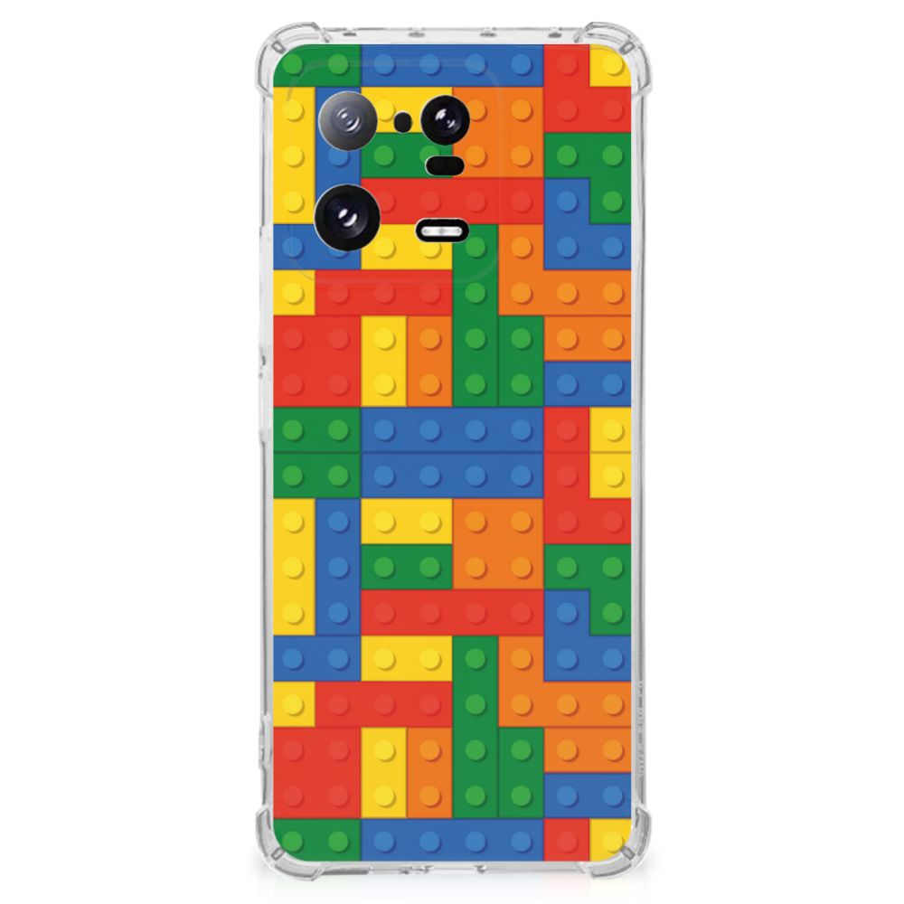 Xiaomi 13 Pro Doorzichtige Silicone Hoesje Blokken B2C Telecom