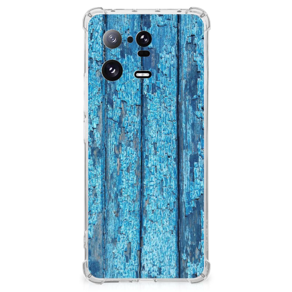 Xiaomi 13 Pro Stevig Telefoonhoesje Wood Blue B2C Telecom