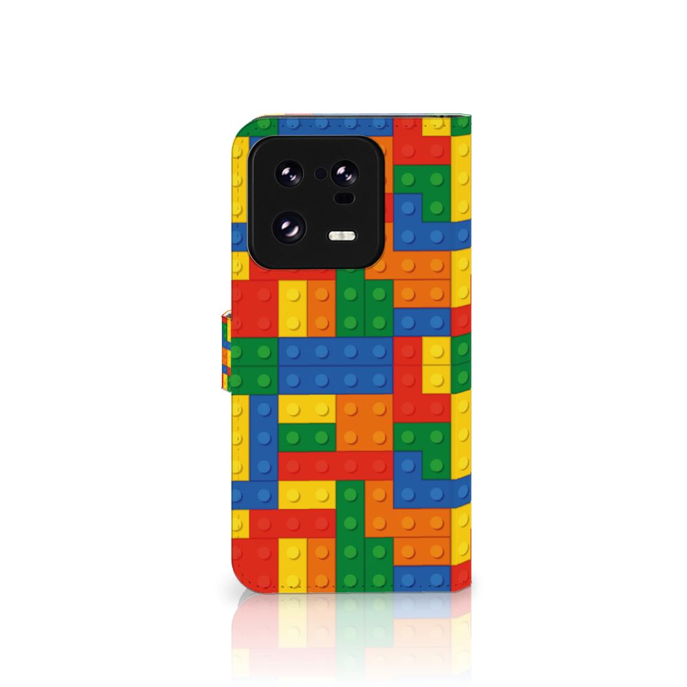 Xiaomi 13 Pro Telefoon Hoesje Blokken telefoonhoesje blokken design aanzicht