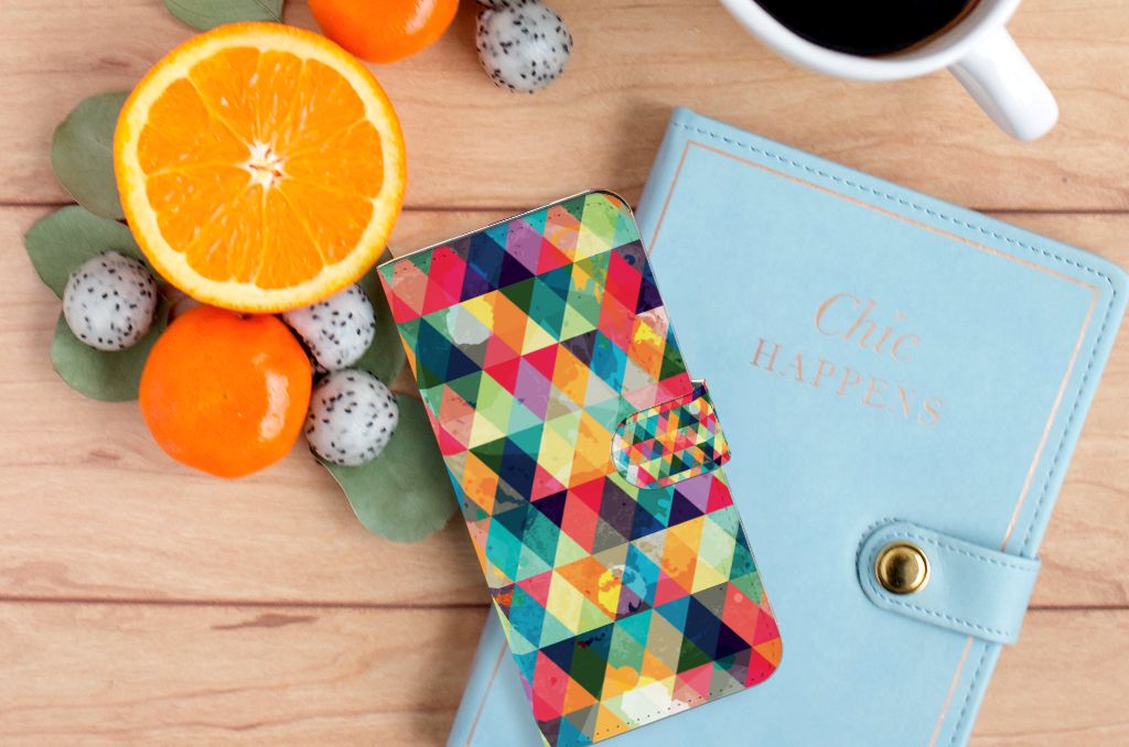 Xiaomi 13 Pro Telefoon Hoesje Geruit met kleurrijk ruitjespatroon, ideaal als cadeau voor gebruiksgemak en uitstraling.