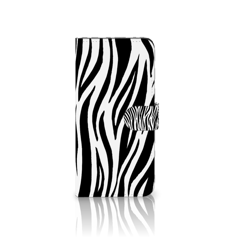 Xiaomi 13 Pro Telefoonhoesje met Pasjes Zebra zebraprint voorkant