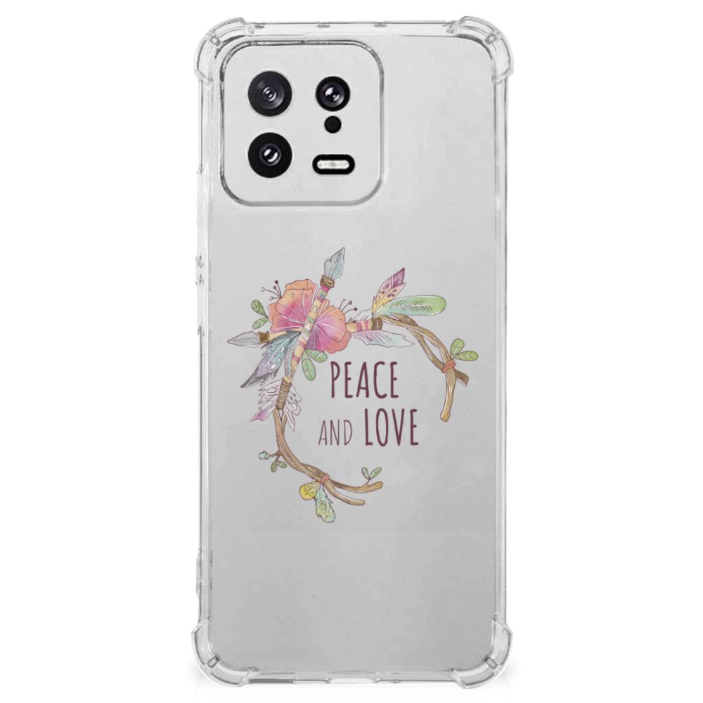 Xiaomi 13 Stevig Bumper Hoesje Boho Text B2C Telecom