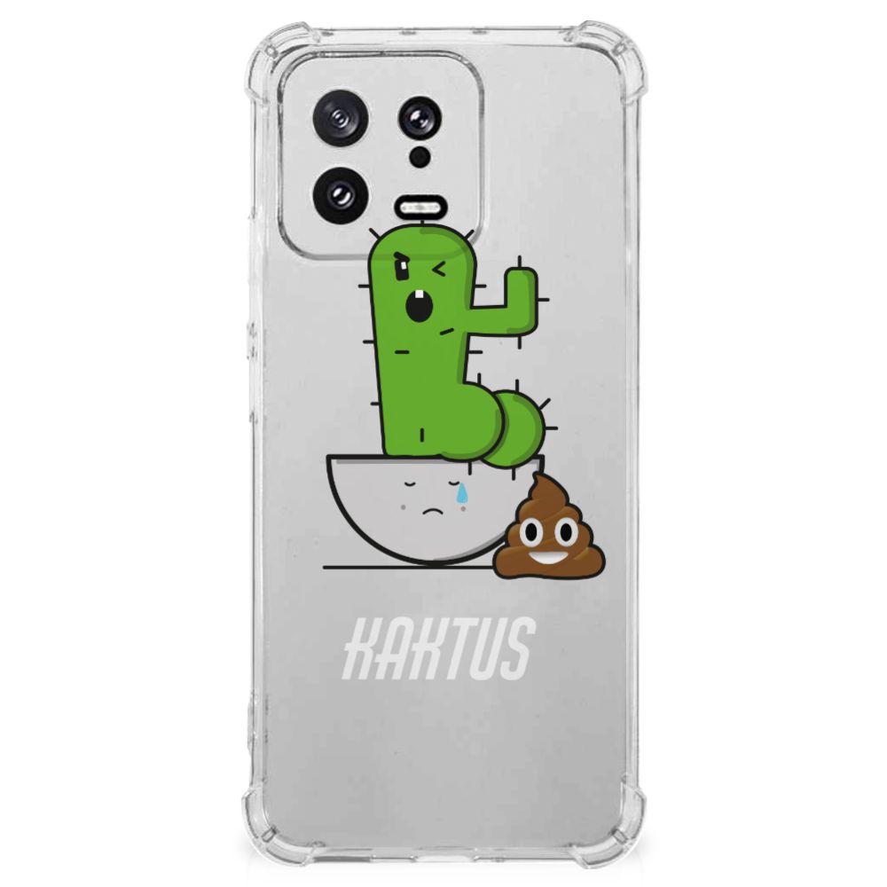 Xiaomi 13 Stevig Bumper Hoesje Cactus Poo B2C Telecom
