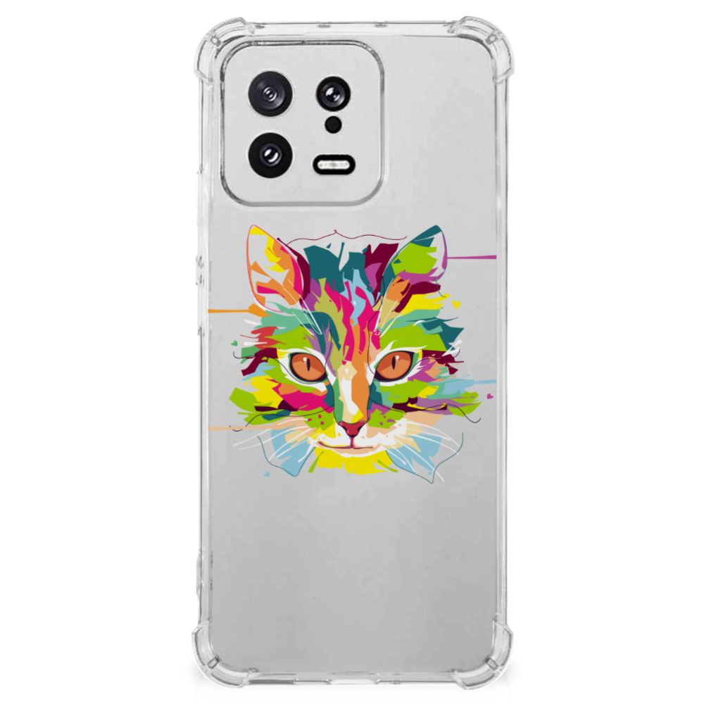 Xiaomi 13 Stevig Bumper Hoesje Cat Color B2C Telecom