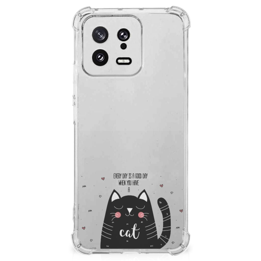 Xiaomi 13 Stevig Bumper Hoesje Cat Good Day B2C Telecom