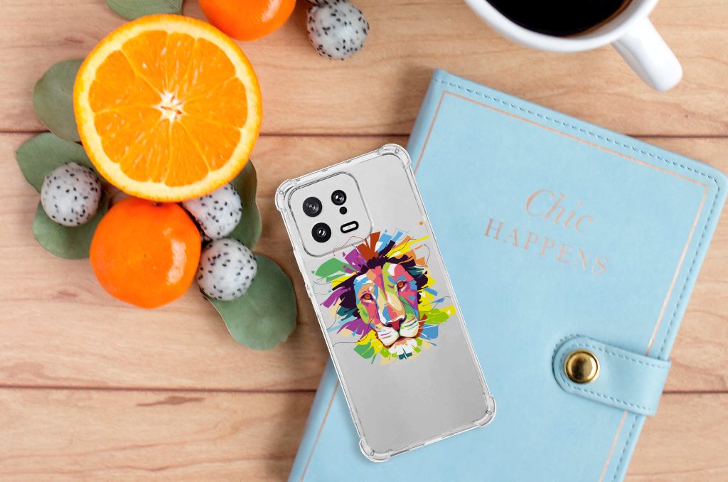 Xiaomi 13 Stevig Bumper Hoesje Lion Color B2C Telecom