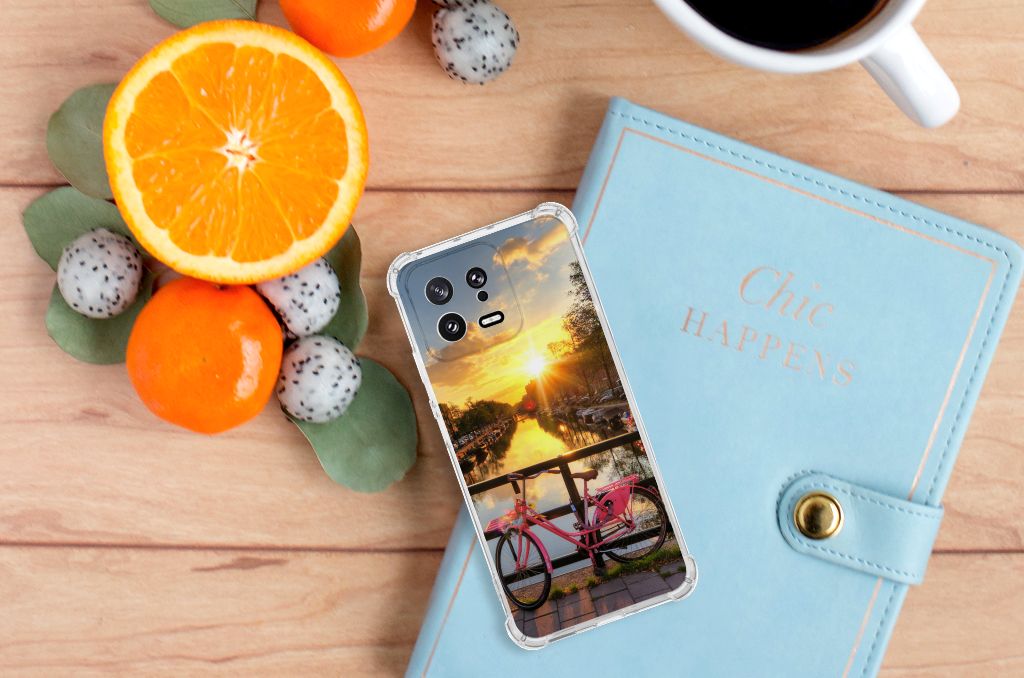 Xiaomi 13 Telefoonhoesje met valbescherming Amsterdamse Grachten B2C Telecom