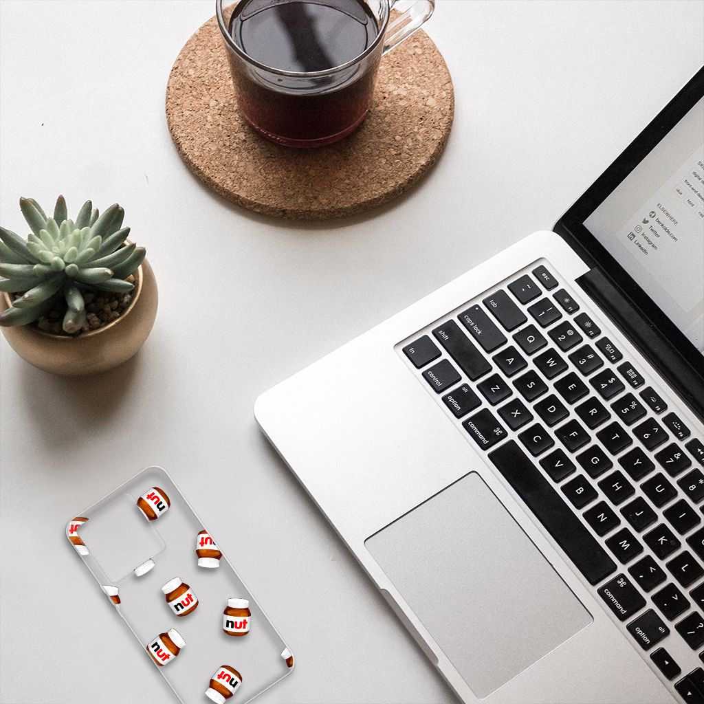 Xiaomi 13T Siliconen Case Nut Jar top view design telefoonhoesje