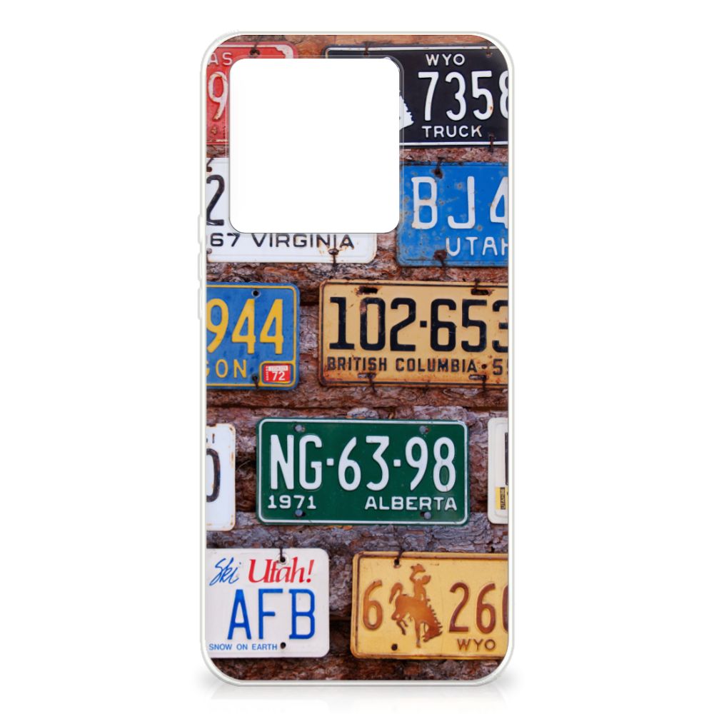 Xiaomi 13T Siliconen Hoesje met foto Kentekenplaten