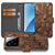 Xiaomi 15 Book Case Hoesje Wooden Cubes design voorzijde