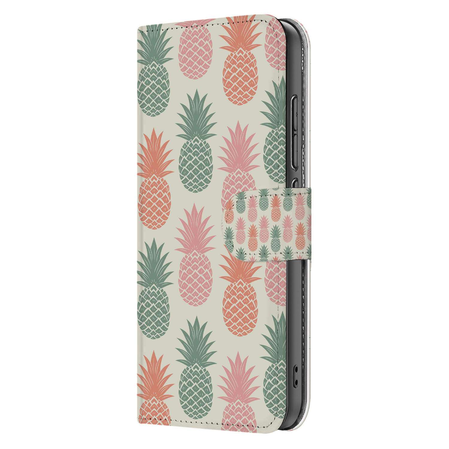 Xiaomi 15 Book Cover Ananas boekhoes ananas design zijkant