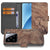 Xiaomi 15 Book Style Case Tree Trunk boekcase boomschors aanzicht