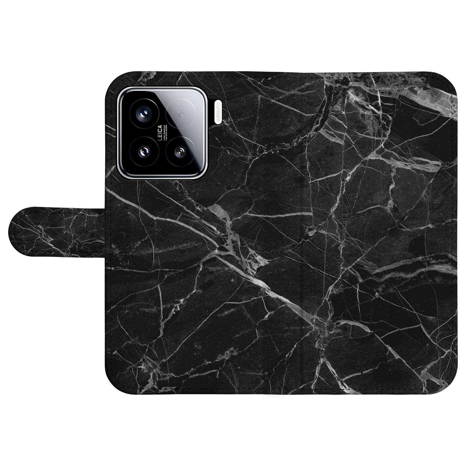 Xiaomi 15 Bookcase Marmer Zwart bookcase zwart marmer