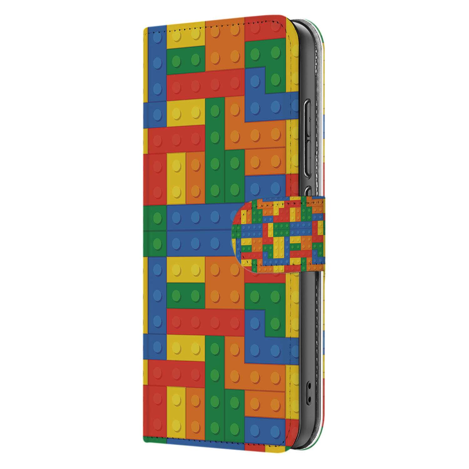 Xiaomi 15 Telefoon Hoesje Blokken boekcase blokken design voorkant