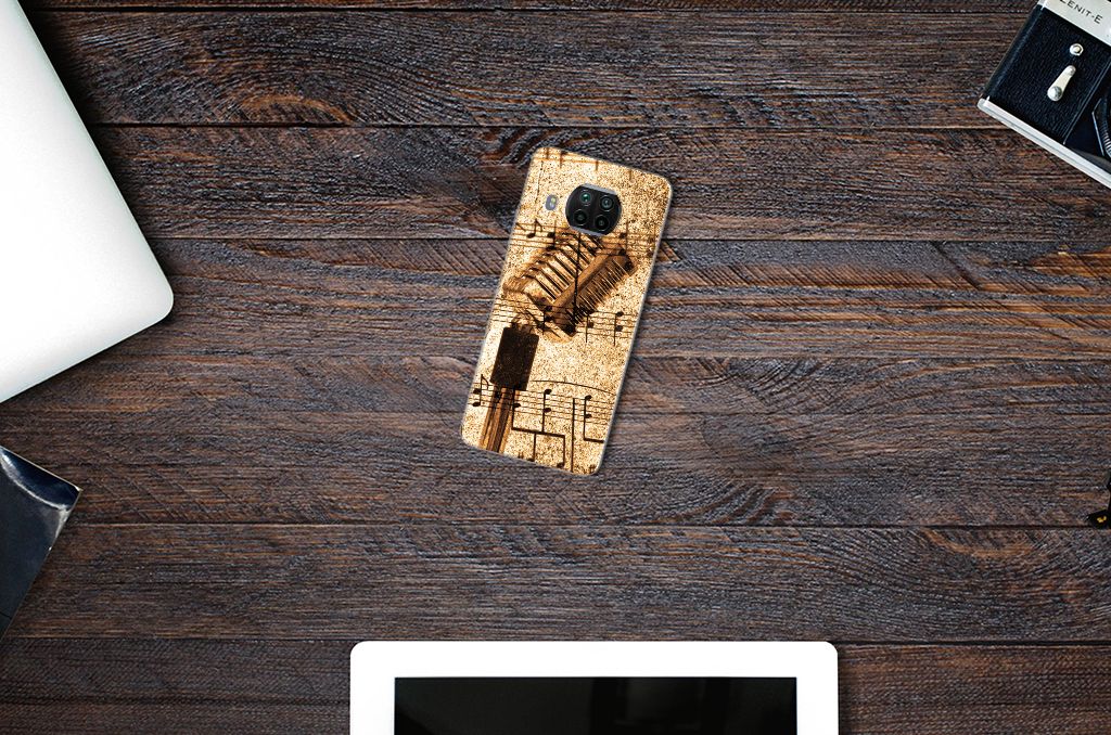 Xiaomi Mi 10T Lite Siliconen Hoesje met foto Bladmuziek B2C Telecom