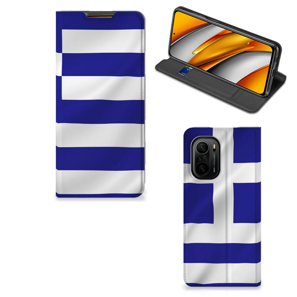 Xiaomi Mi 11i Poco F3 Standcase Griekenland ontwerp voorkant zijkant