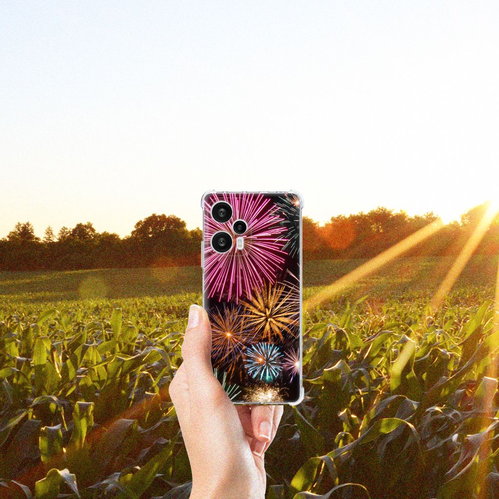 Xiaomi Poco F5 Anti Shock Bumper Case Vuurwerk B2C Telecom