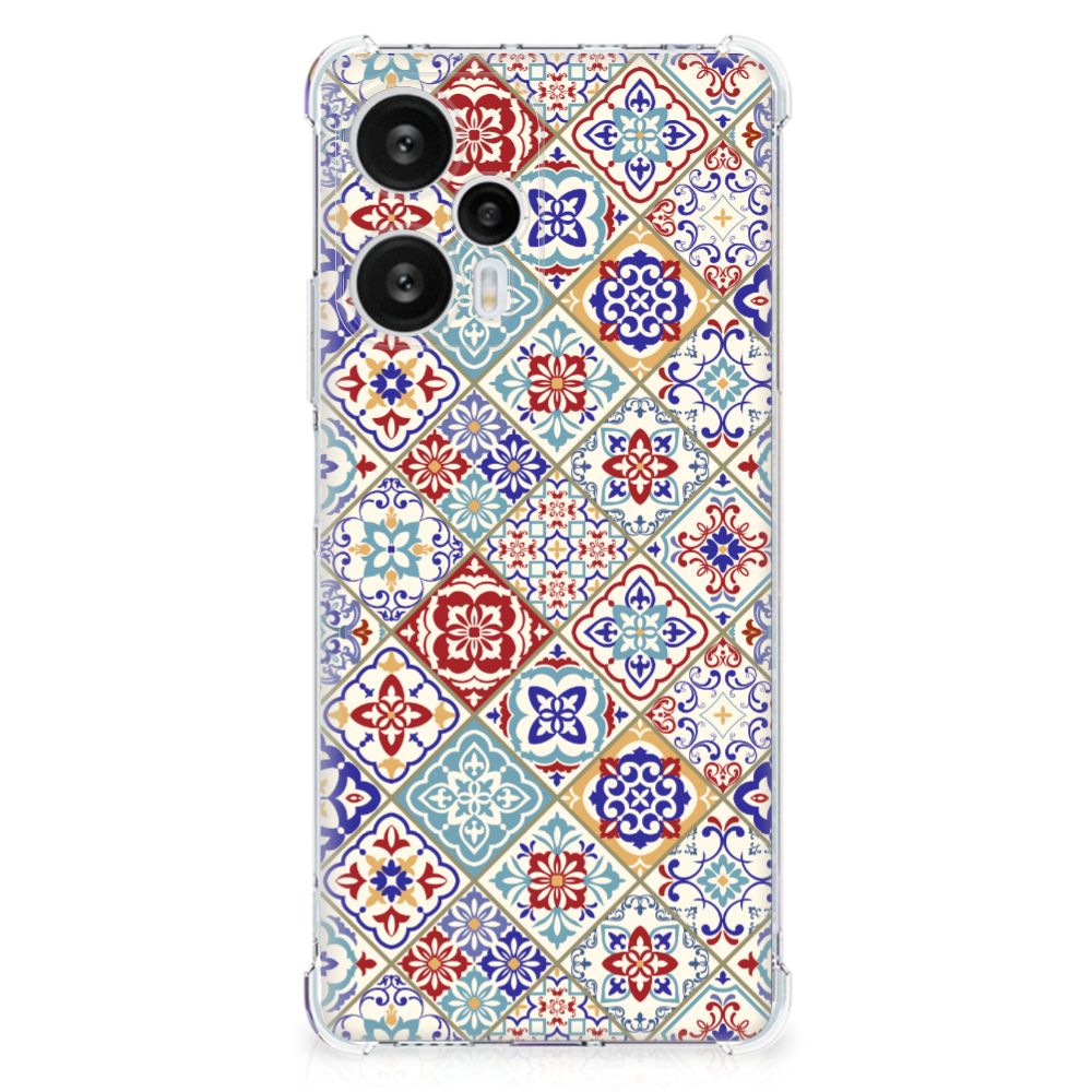 Xiaomi Poco F5 Anti-Shock Hoesje Tiles Color B2C Telecom