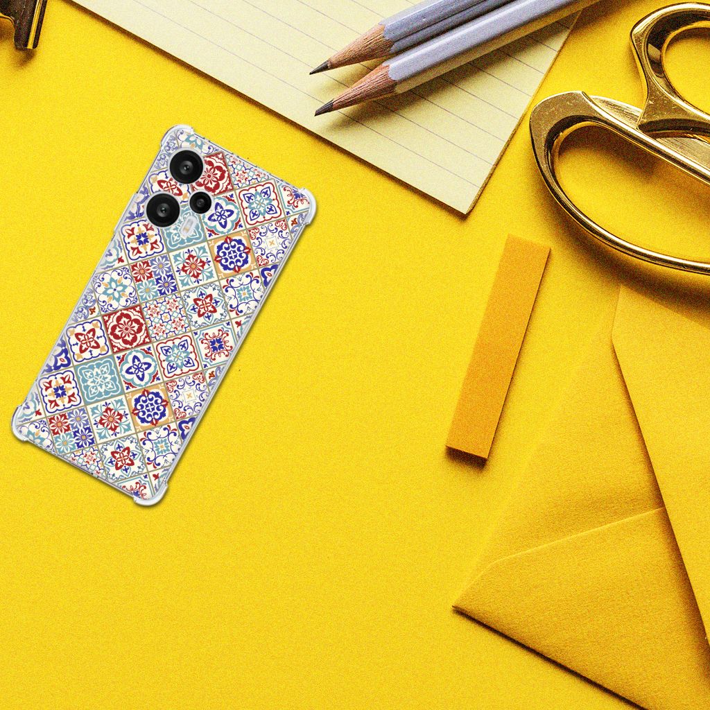 Xiaomi Poco F5 Anti-Shock Hoesje Tiles Color B2C Telecom
