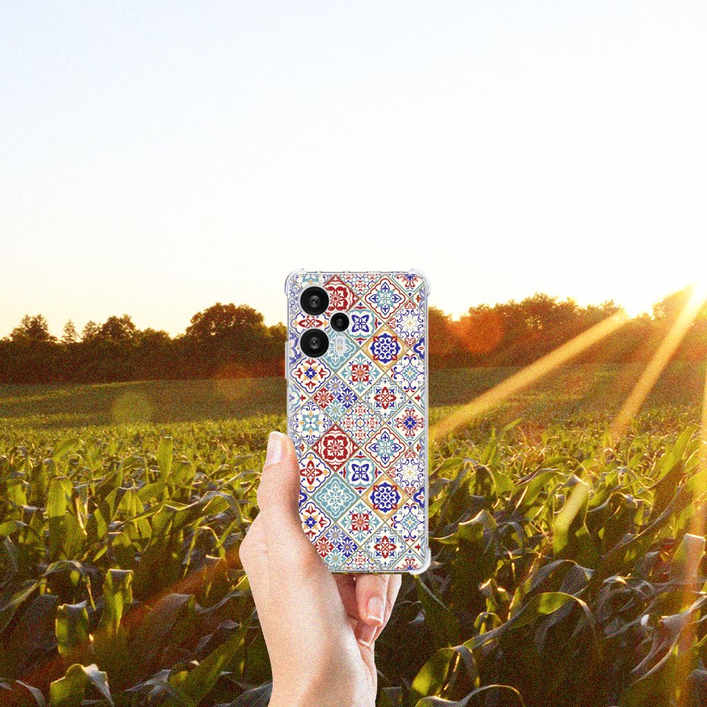 Xiaomi Poco F5 Anti-Shock Hoesje Tiles Color B2C Telecom