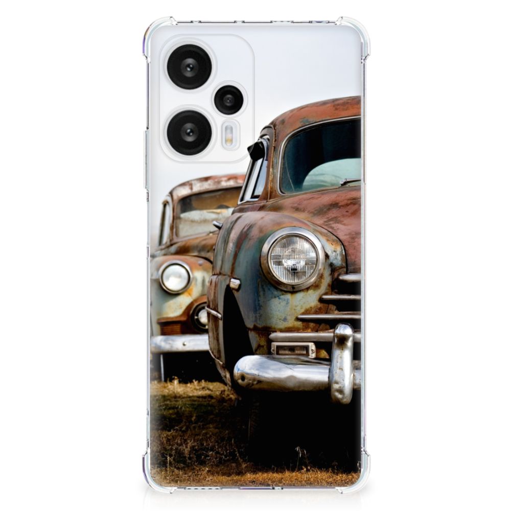 Xiaomi Poco F5 Anti-shock Hoesje met foto Vintage Auto B2C Telecom