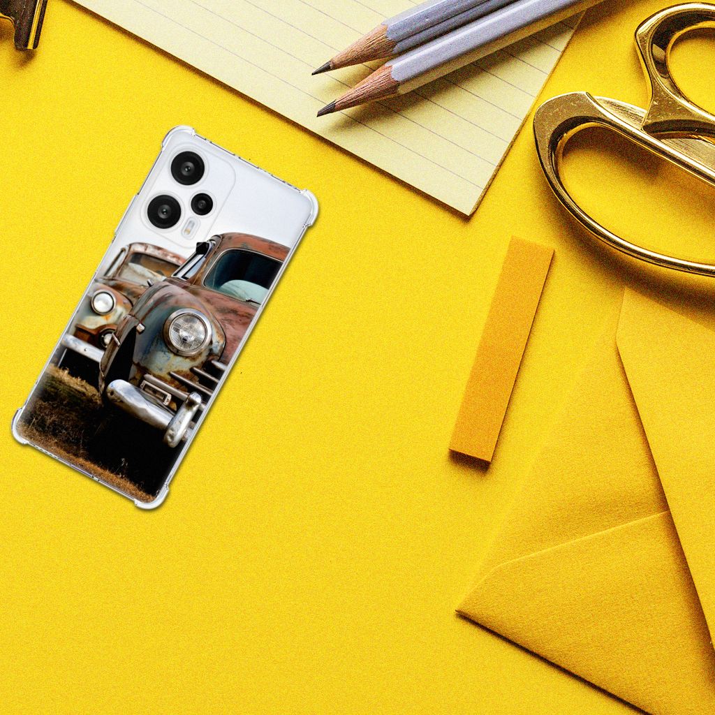 Xiaomi Poco F5 Anti-shock Hoesje met foto Vintage Auto B2C Telecom