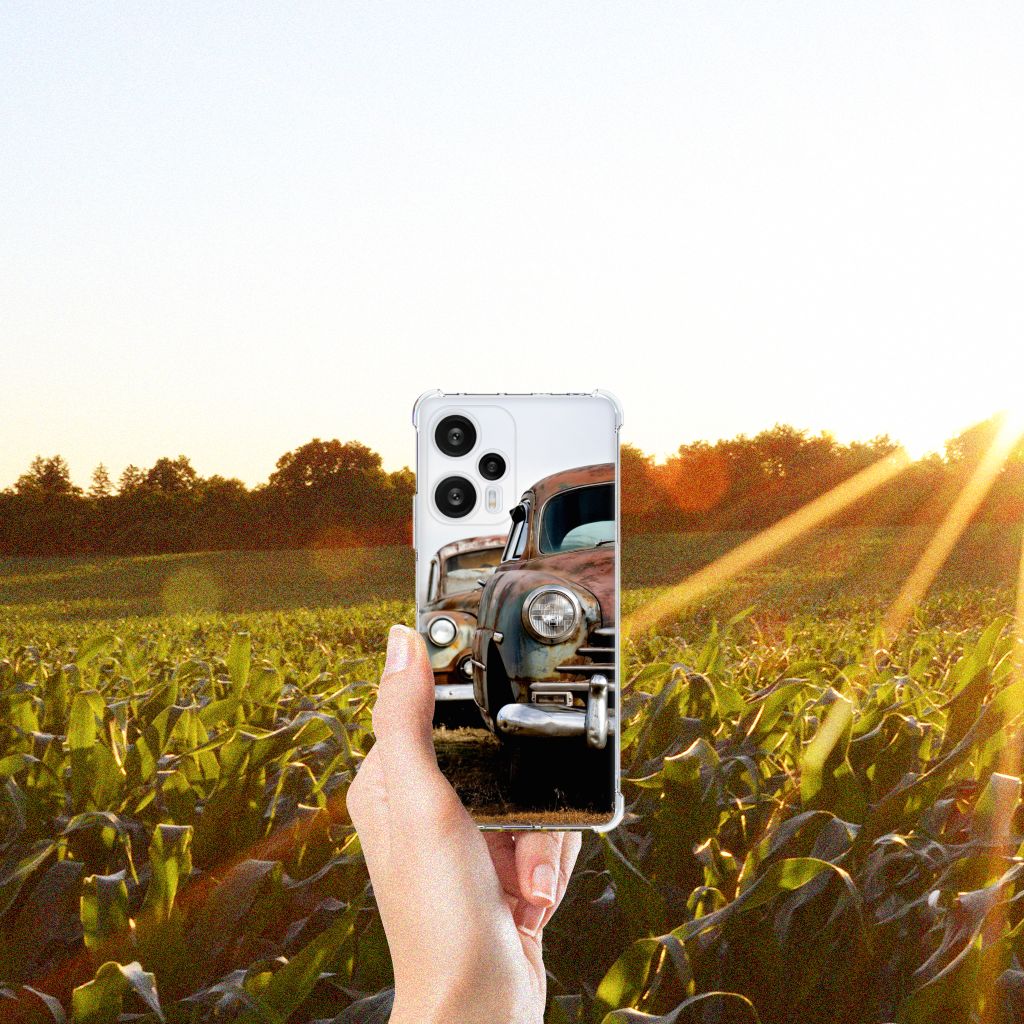 Xiaomi Poco F5 Anti-shock Hoesje met foto Vintage Auto B2C Telecom
