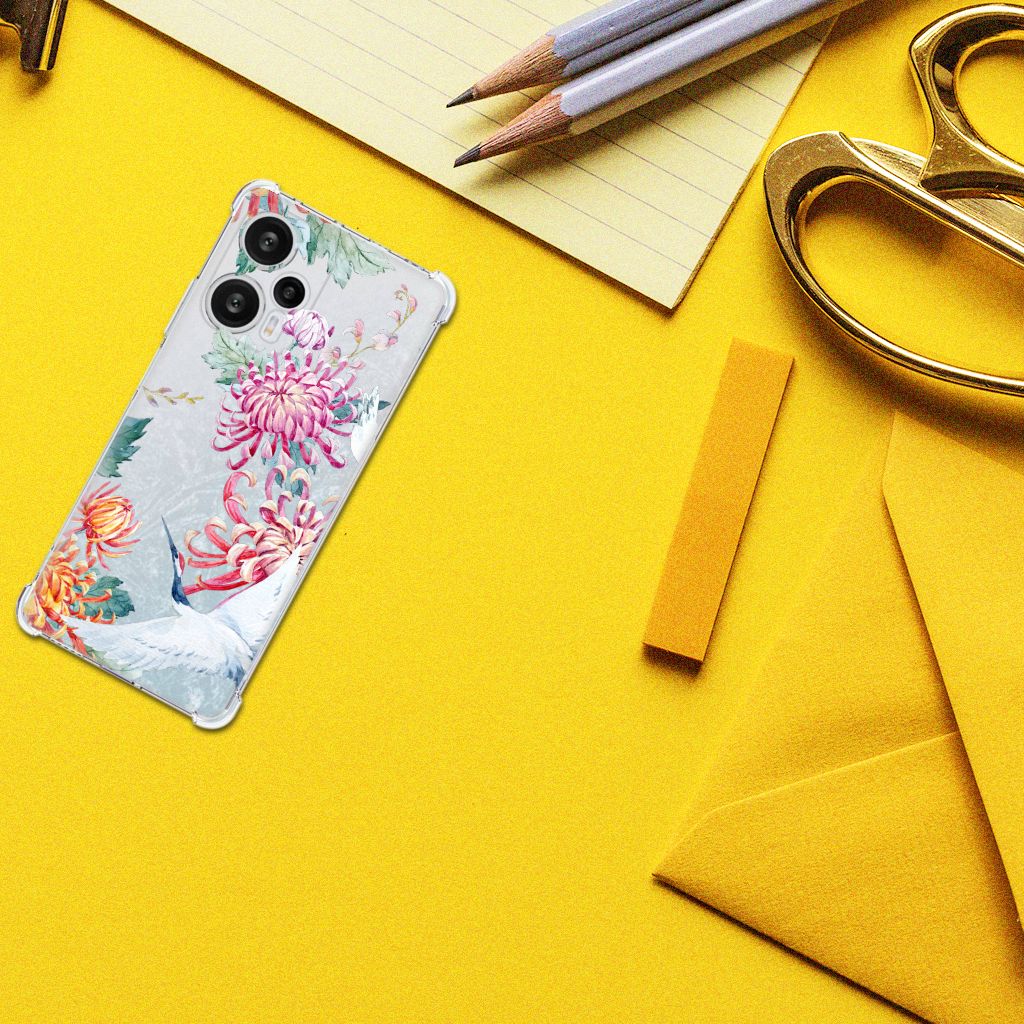 Xiaomi Poco F5 Case Anti-shock Bird Flowers B2C Telecom
