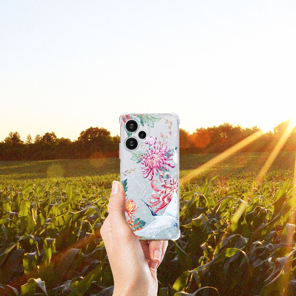 Xiaomi Poco F5 Case Anti-shock Bird Flowers B2C Telecom