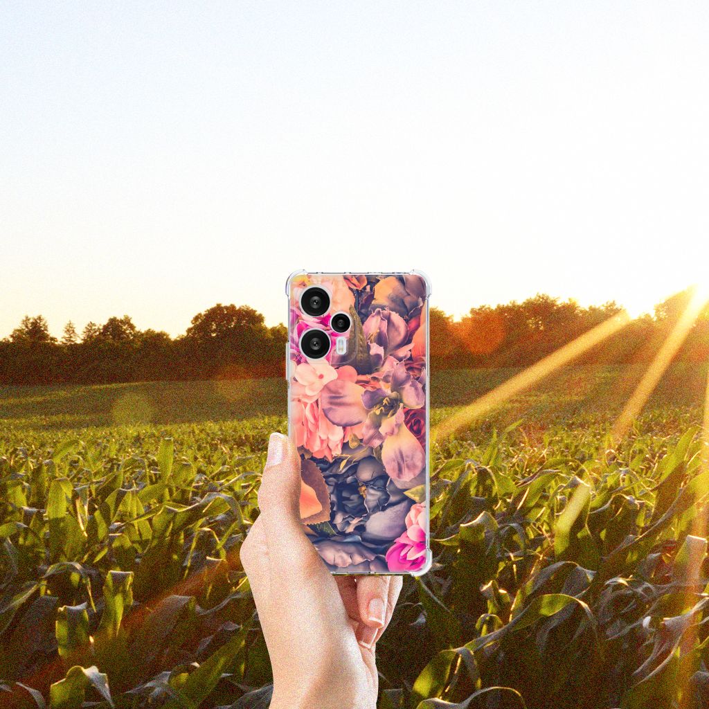 Xiaomi Poco F5 Case Bosje Bloemen telefoonhoesje bloemen design buiten