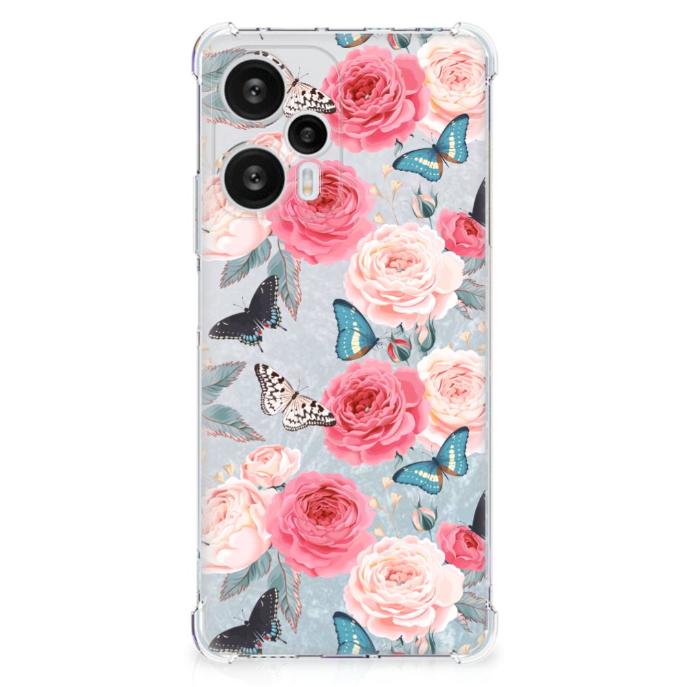 Xiaomi Poco F5 Case Butterfly Roses B2C Telecom