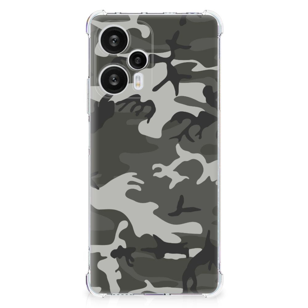 Xiaomi Poco F5 Doorzichtige Silicone Hoesje Army Light B2C Telecom