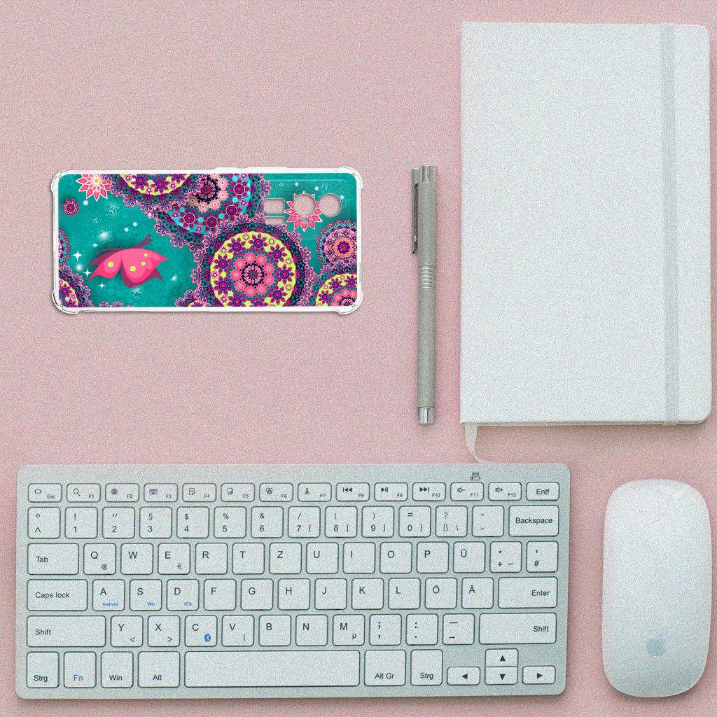 Xiaomi Poco F5 Pro Back Cover Cirkels en Vlinders B2C Telecom