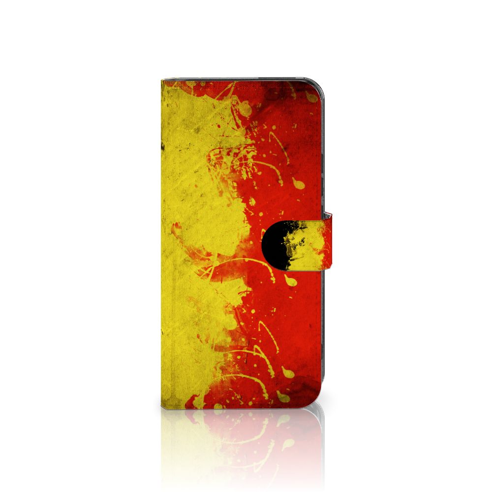 Xiaomi Poco F5 Pro Bookstyle Case België design Belgische kleuren aanzicht