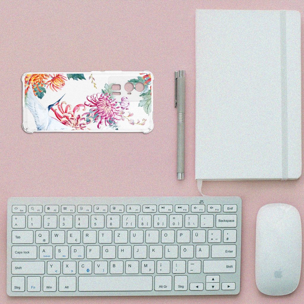 Xiaomi Poco F5 Pro Case Anti-shock Bird Flowers B2C Telecom