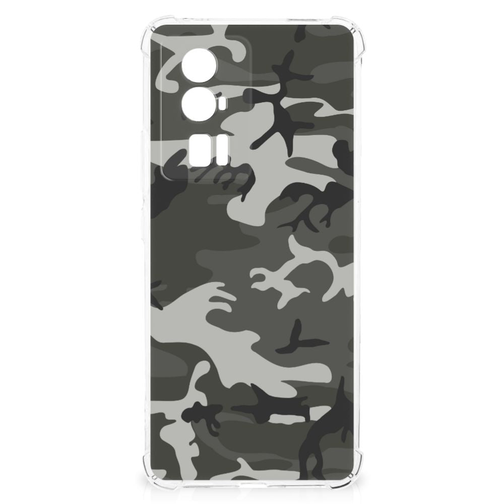 Xiaomi Poco F5 Pro Doorzichtige Silicone Hoesje Army Light B2C Telecom