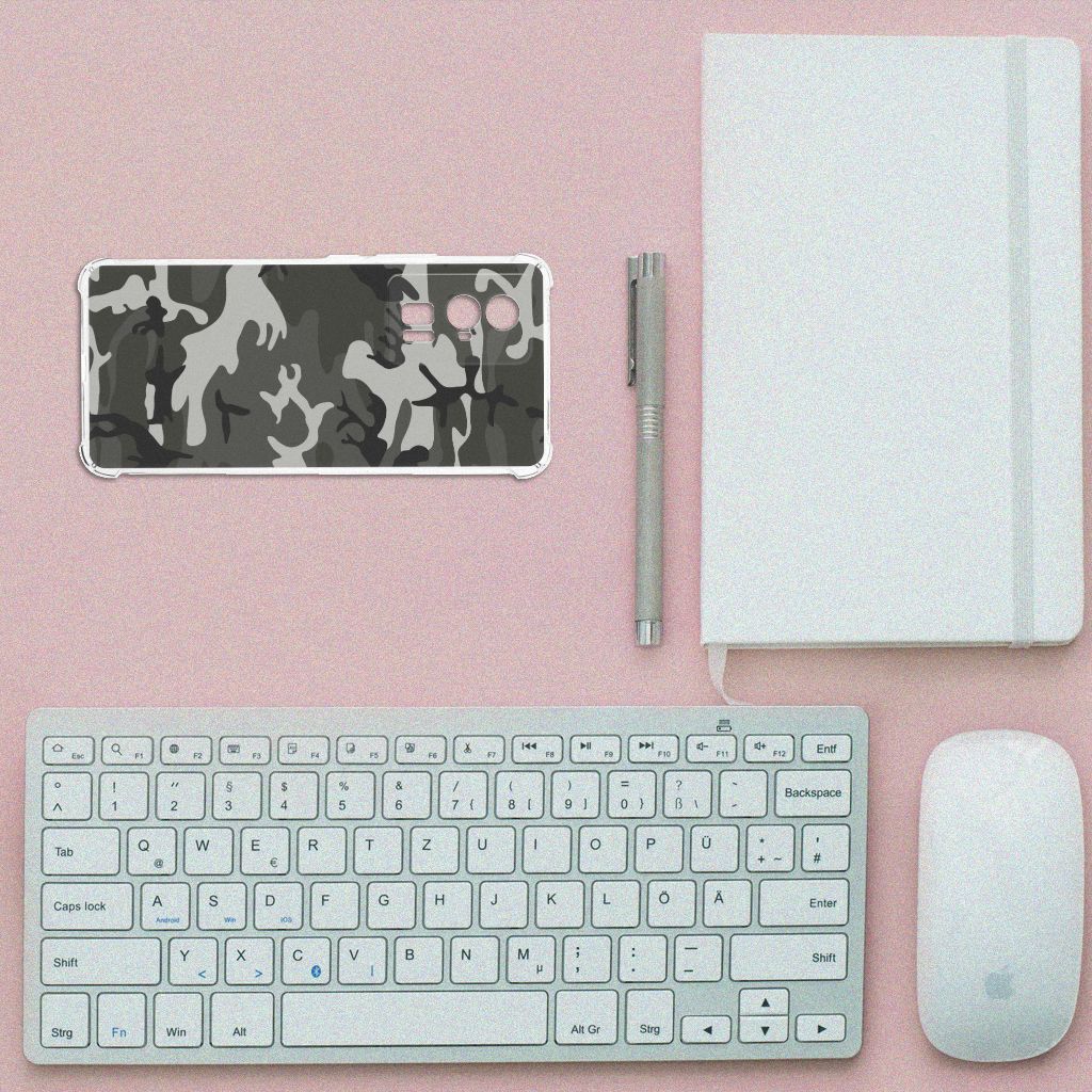 Xiaomi Poco F5 Pro Doorzichtige Silicone Hoesje Army Light B2C Telecom