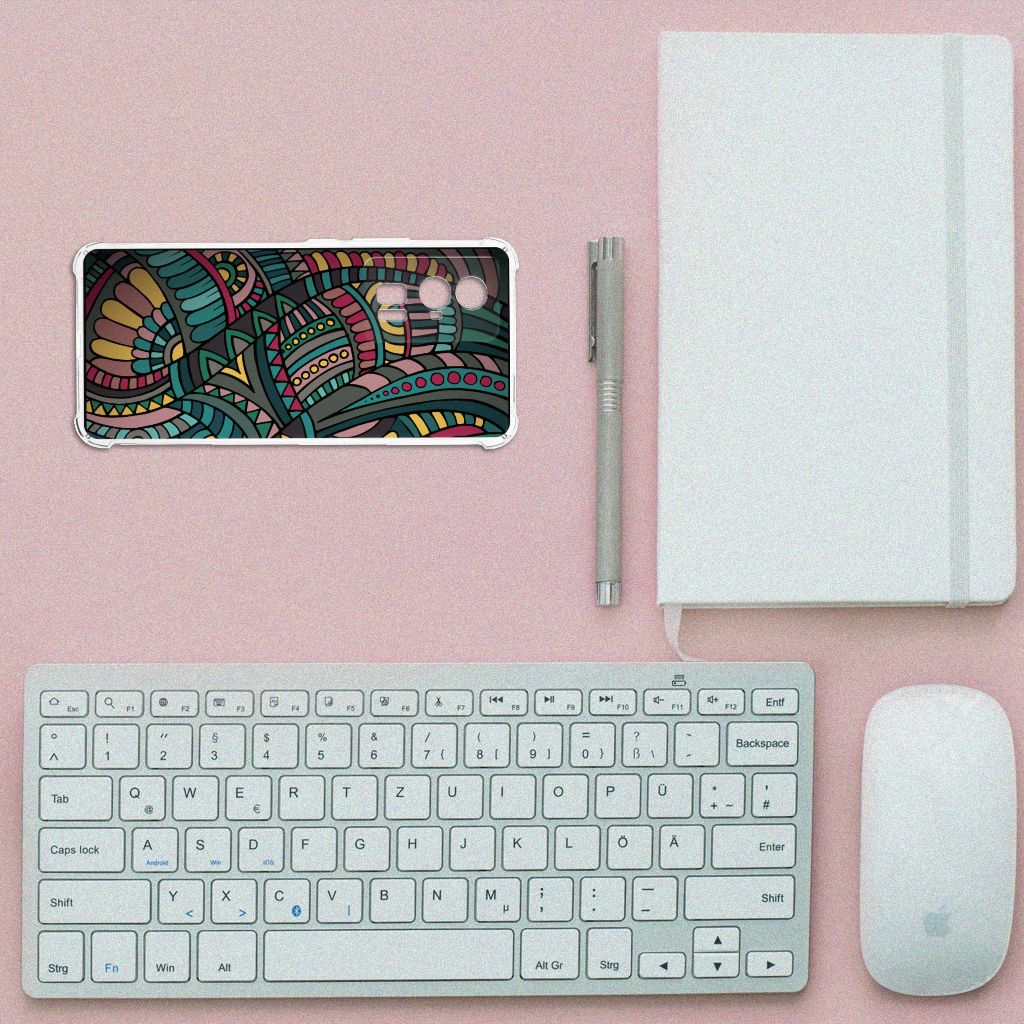 Xiaomi Poco F5 Pro Doorzichtige Silicone Hoesje Aztec B2C Telecom