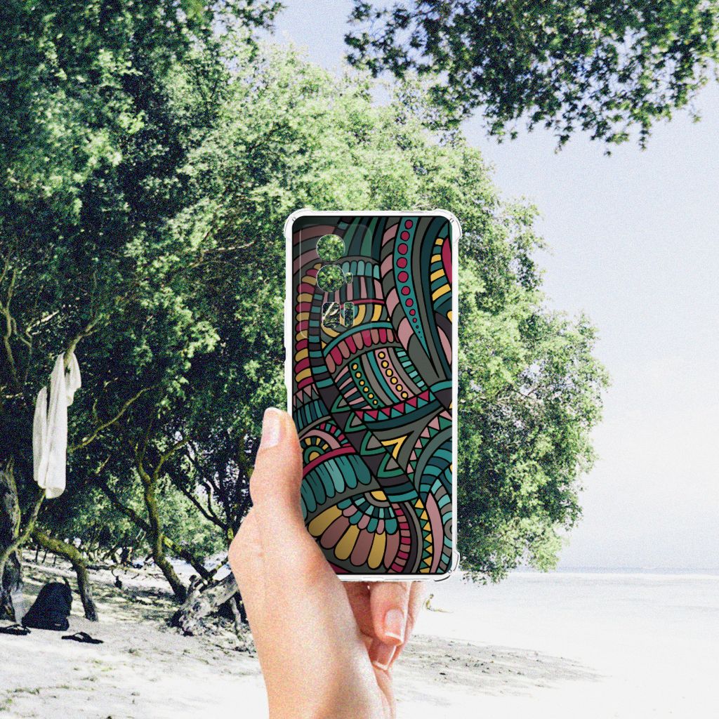 Xiaomi Poco F5 Pro Doorzichtige Silicone Hoesje Aztec B2C Telecom
