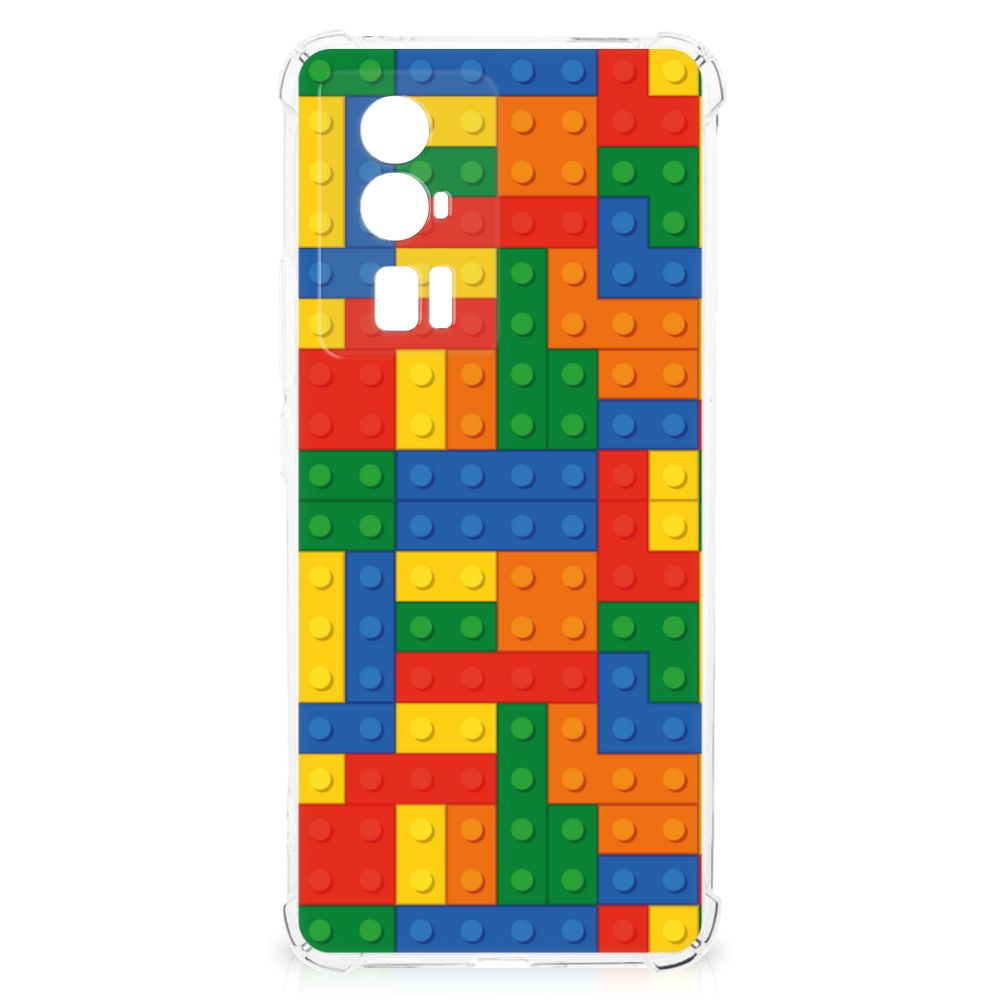 Xiaomi Poco F5 Pro Doorzichtige Silicone Hoesje Blokken B2C Telecom