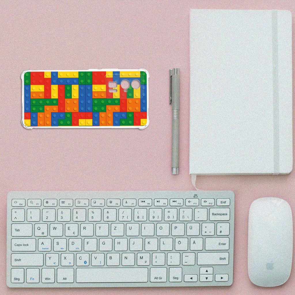 Xiaomi Poco F5 Pro Doorzichtige Silicone Hoesje Blokken B2C Telecom