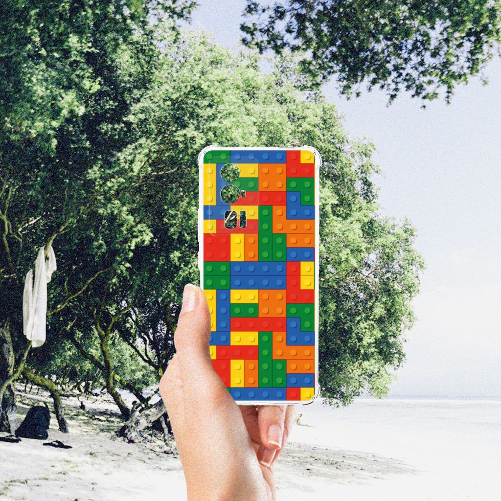 Xiaomi Poco F5 Pro Doorzichtige Silicone Hoesje Blokken B2C Telecom