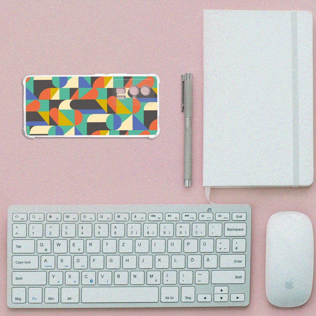 Xiaomi Poco F5 Pro Doorzichtige Silicone Hoesje Funky Retro B2C Telecom