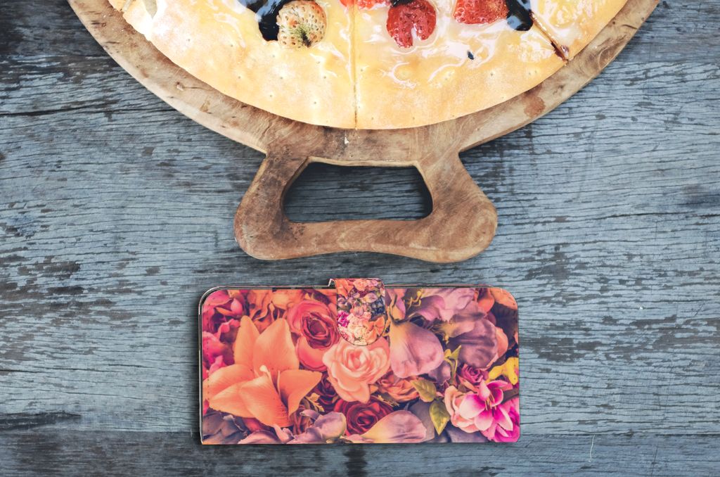 Xiaomi Poco F5 Pro Hoesje Bosje Bloemen design bosje bloemen aanzicht