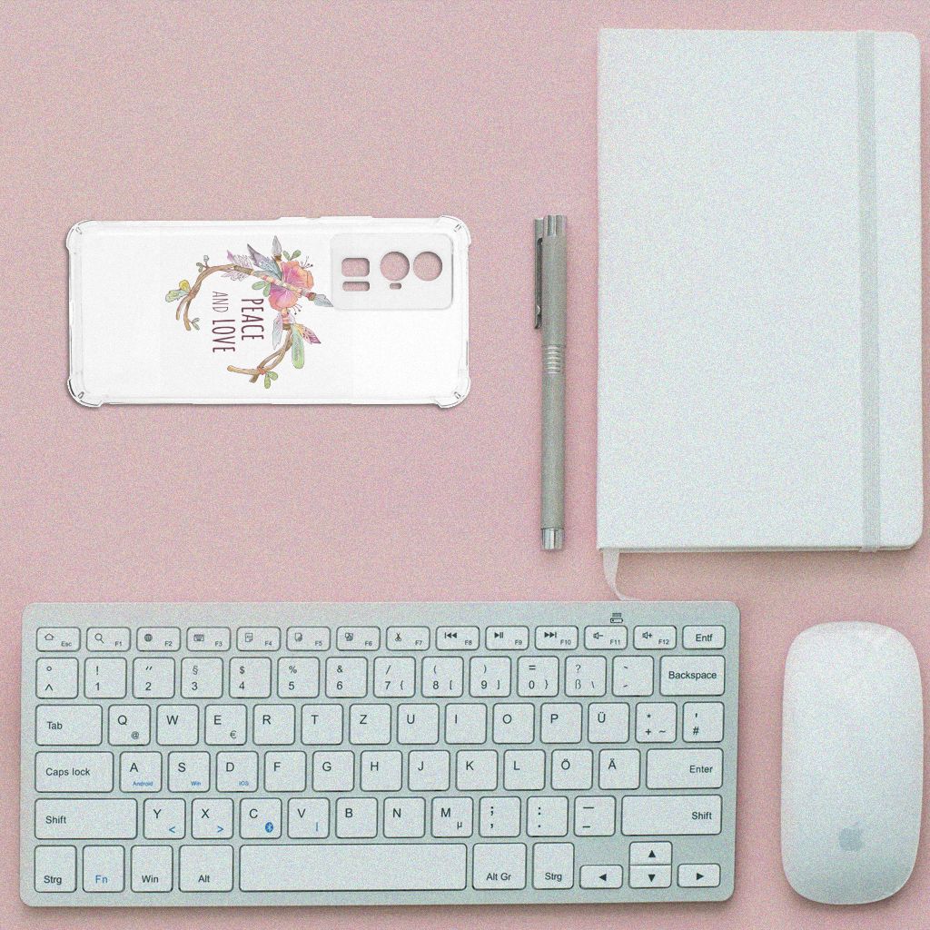 Xiaomi Poco F5 Pro Stevig Bumper Hoesje Boho Text B2C Telecom