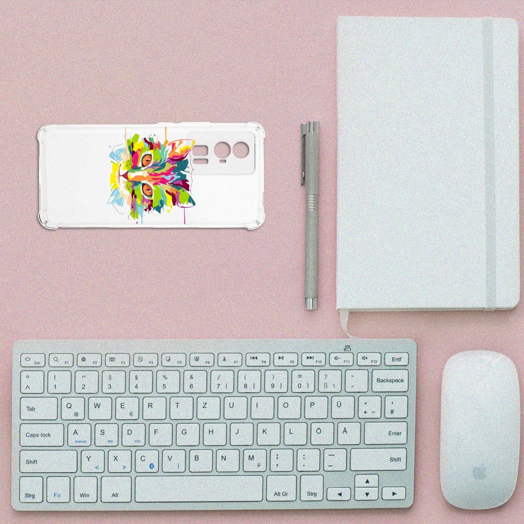 Xiaomi Poco F5 Pro Stevig Bumper Hoesje Cat Color B2C Telecom
