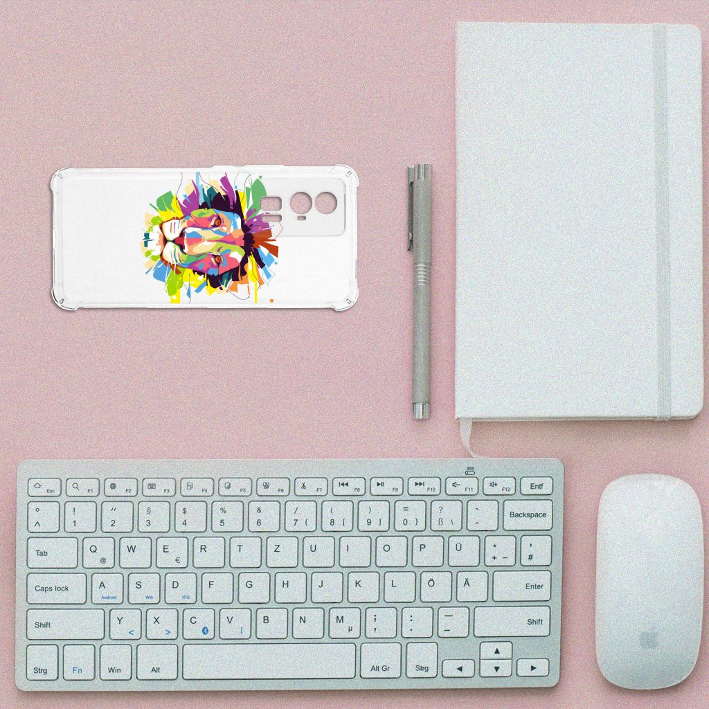 Xiaomi Poco F5 Pro Stevig Bumper Hoesje Lion Color B2C Telecom