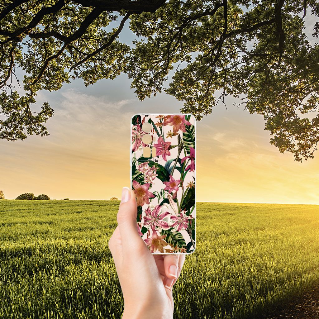 Xiaomi Poco F5 Pro TPU Case Flowers bloemen design hand natuur